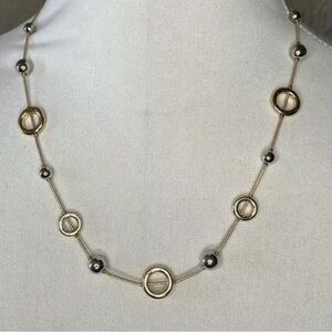 NWT- 14th & Union- gold and‎ silver tone necklace